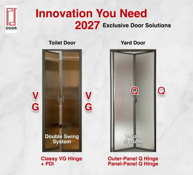 Pd Door 2026 Mobile Banner 1 Pd door New Launch in March 2026. 1 Woodlike textured Sliding Door N System