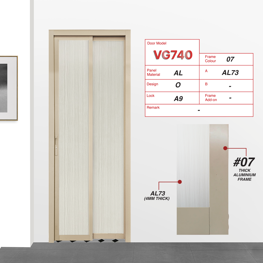 Paper Bark Slide and Swing 4.0: VG740 Slide and Swing Door Design O with Weathered Oak (AL73)