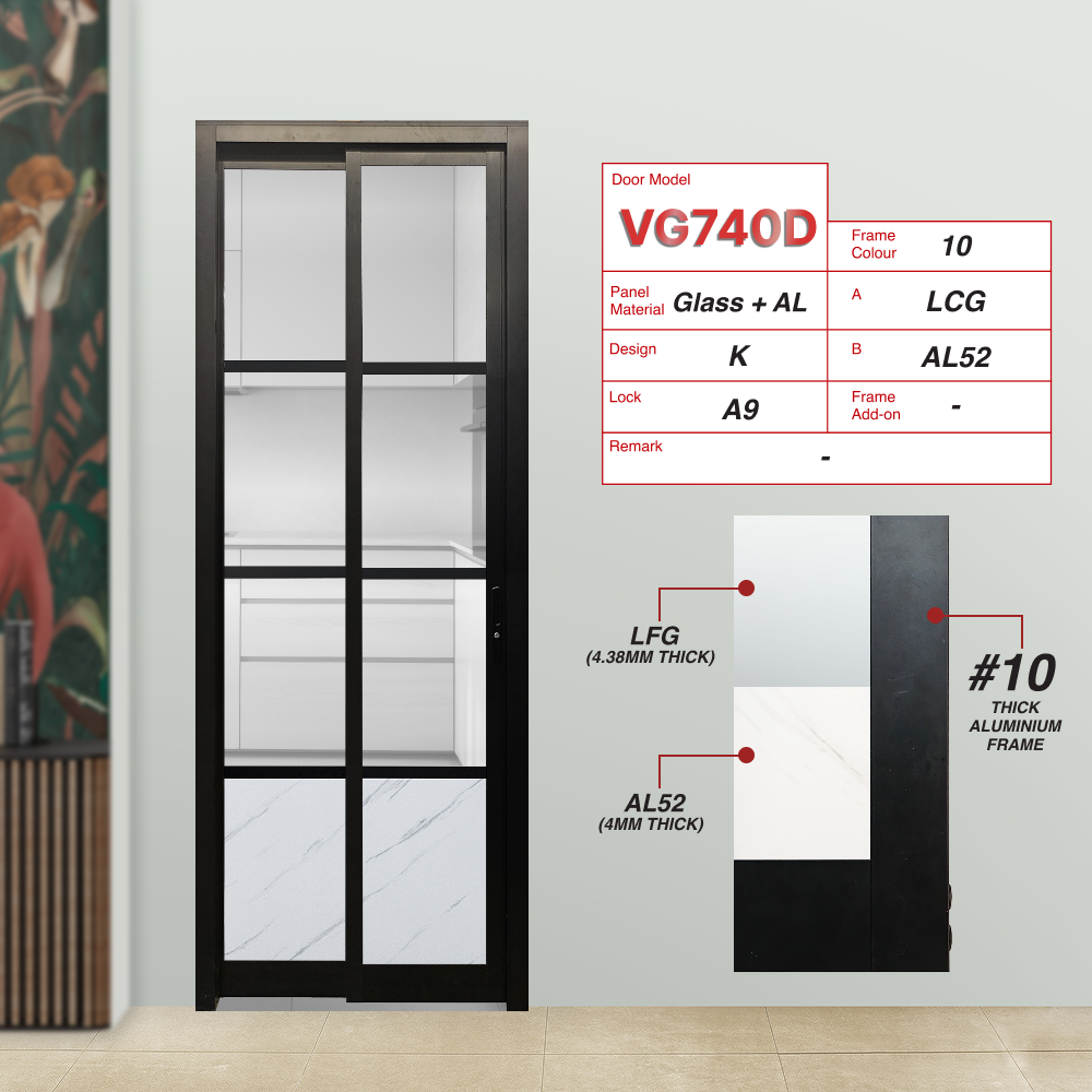 Beige Grey PD B Synchronised Double Swing Door featuring 2 metal like textured panel with arch design