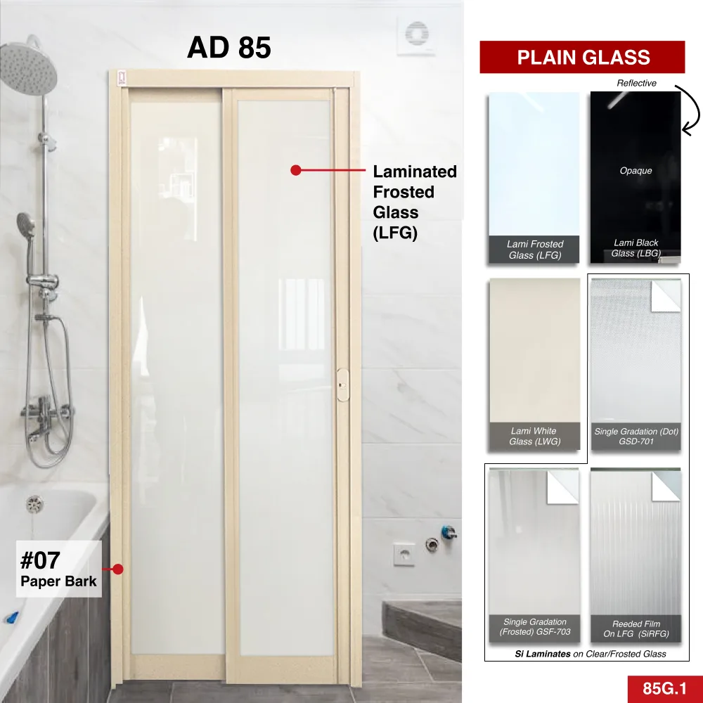 Off White Slide and Swing 3.0: AD85 Slide and Swing Door Design O with Animal Character Picture (AL42)