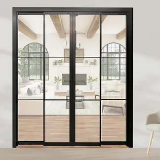 Off White Slide and Swing 3.0: AD85 Slide and Swing Door Design O with Animal Character Picture (AL42)