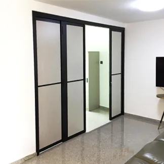 Off White Slide and Swing 3.0: AD85 Slide and Swing Door Design O with Animal Character Picture (AL42)