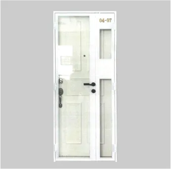 Main Gate Model No: JC067 with glass and metal material with minimalistic design