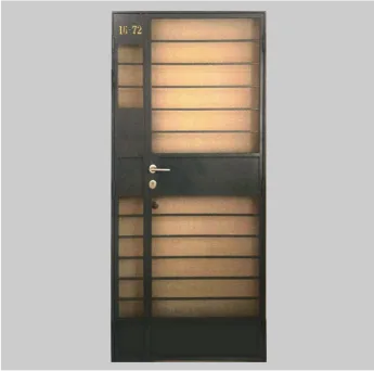 Main Gate Model No: JC006 with mild steel material and simple long horizontal bar design