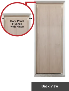 Flush / Conceal Door Technical Graphic Mobile 3